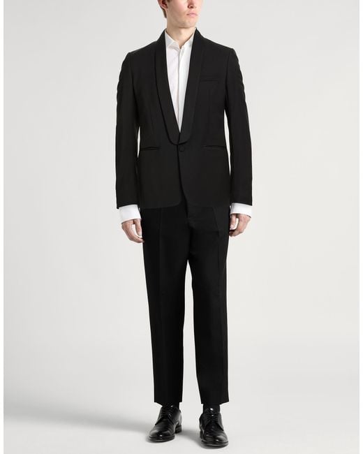 Grifoni Black Blazer Viscose, Virgin Wool, Elastane for men