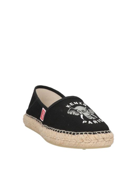 KENZO Black Espadrilles