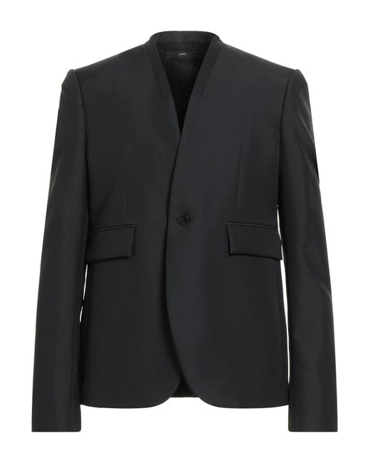 SAPIO Black Blazer Recycled Polyester for men