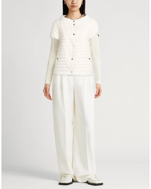 Herno White Puffer Polyamide, Polyurethane