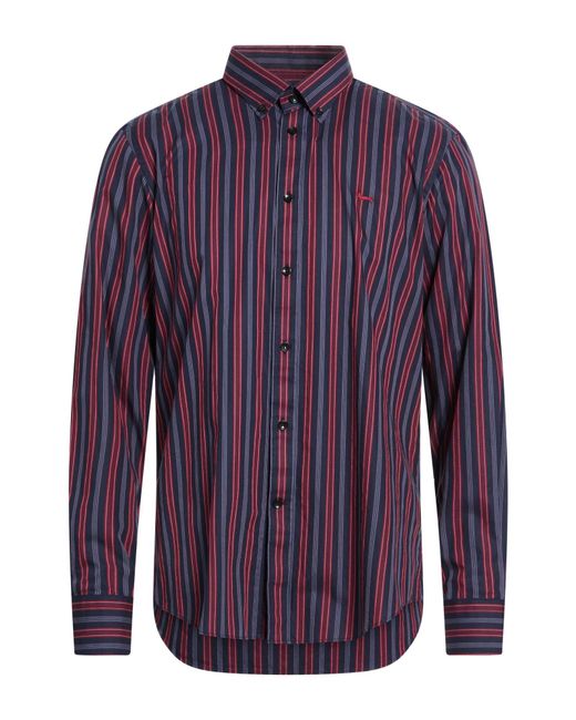 Harmont & Blaine Purple Midnight Shirt Cotton for men