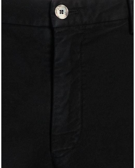 Mason's Black Pants Cotton, Elastane for men