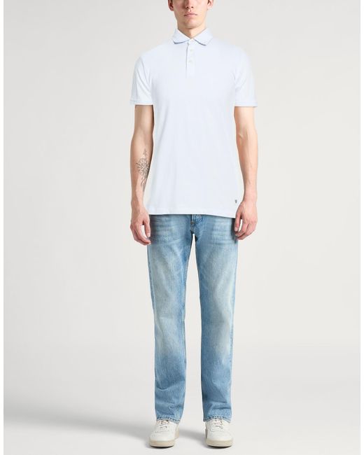 Polo Hackett de hombre de color White