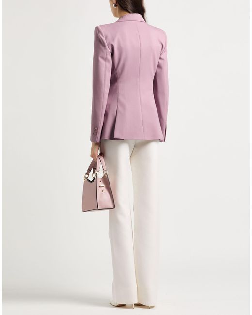 Alberta Ferretti Purple Blazer Virgin Wool, Elastane