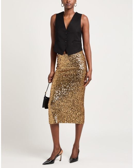 Jupe midi Ottod'Ame en coloris Natural