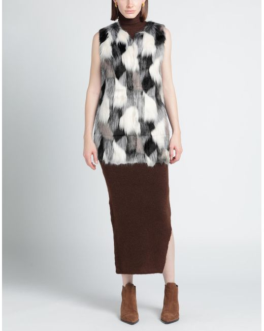 Gaelle Paris White Shearling & Teddy