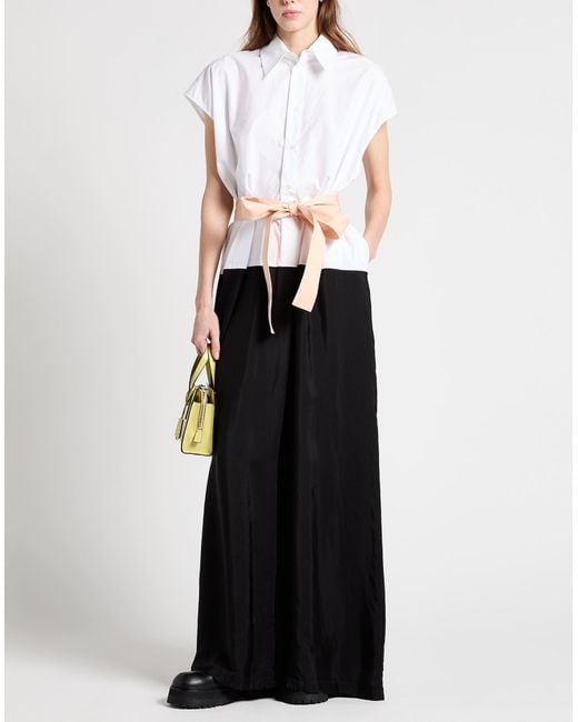 Fabiana Filippi White Maxi Dress Cotton, Viscose, Cupro