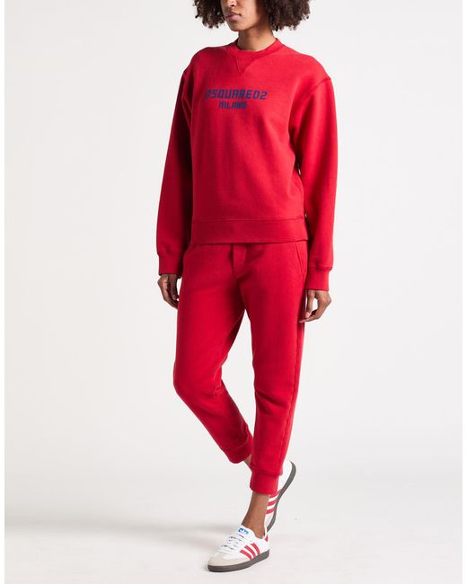DSquared² Red Tracksuit Cotton