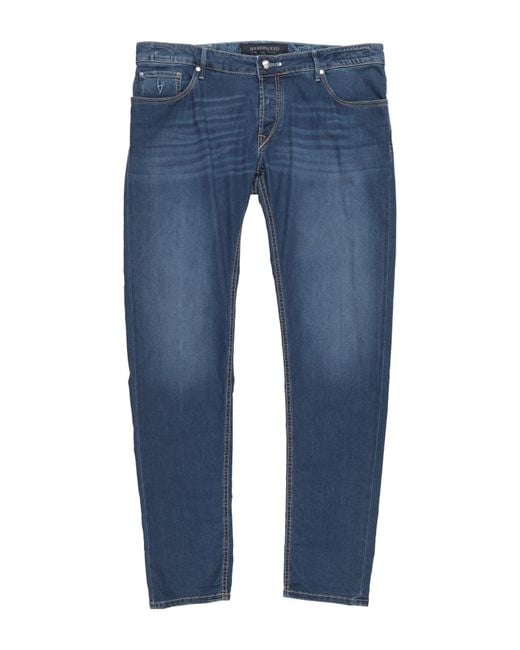 Hand Picked Blue Jeans Cotton, Polyester, Elastane for men
