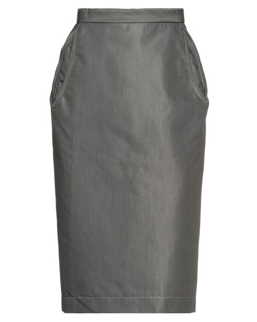 Vivienne Westwood Gray Midi Skirt