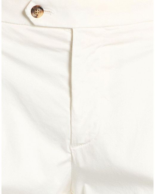 Lardini White Pants Cotton, Lyocell, Elastane for men