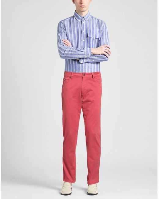 Pantalone di Hackett in Red da Uomo