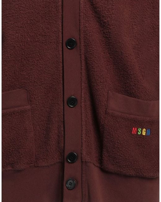 MSGM Purple Cardigan for men