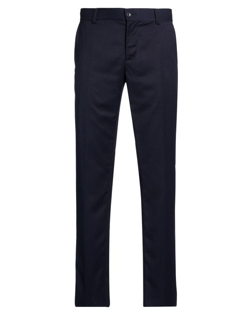 Daniele Alessandrini Blue Pants Polyester, Viscose, Elastane for men