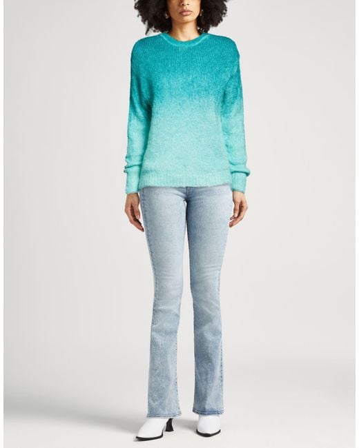 ViCOLO Blue Sweater Mohair Wool, Polyamide, Elastane