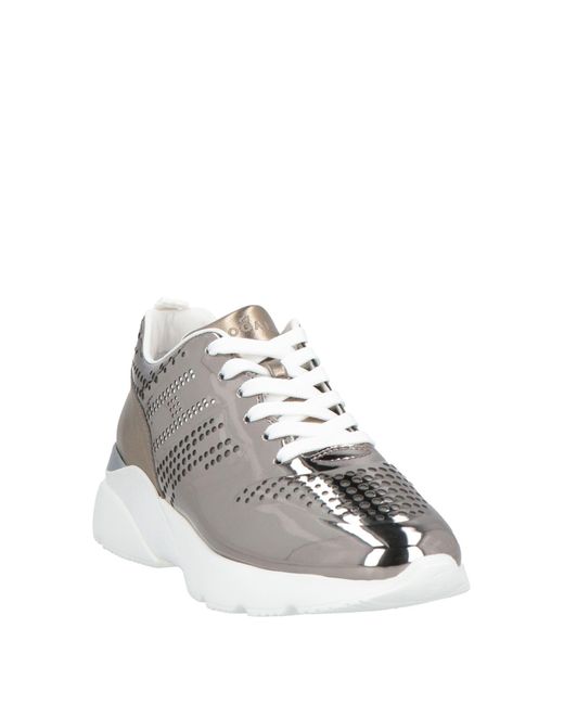 Hogan Metallic Sneakers Leather, Synthetisches Material