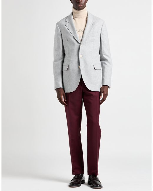 Brunello Cucinelli Gray Blazer for men