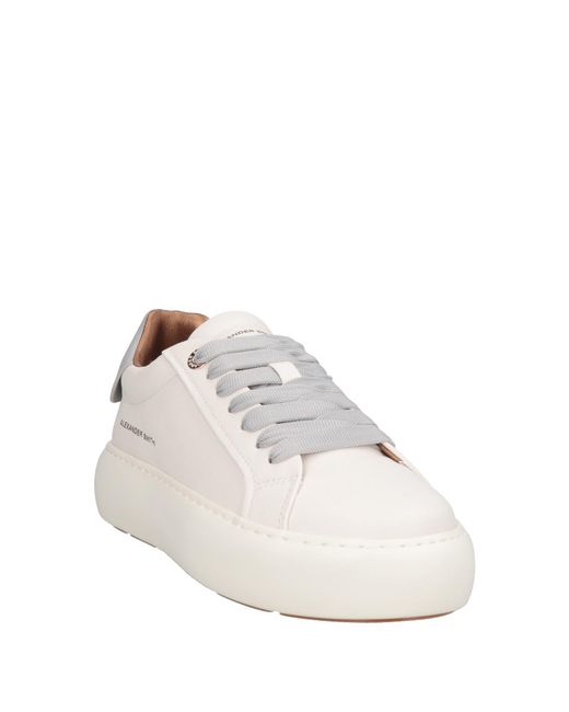 Alexander Smith White Trainers