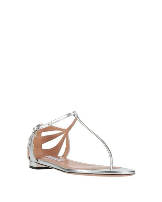 Aquazzura White Thong Sandal
