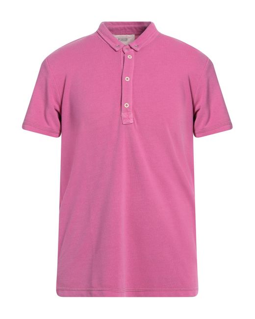 Grifoni Pink Polo Shirt for men
