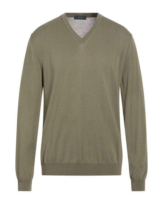 Pullover Zanone de hombre de color Green