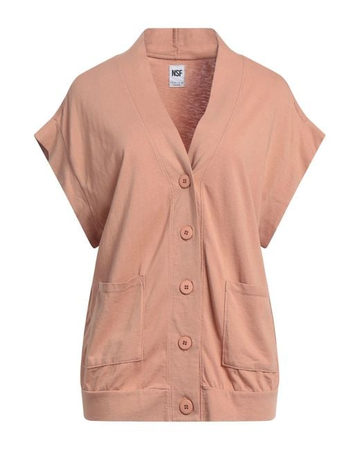 NSF Pink Cardigan Cotton