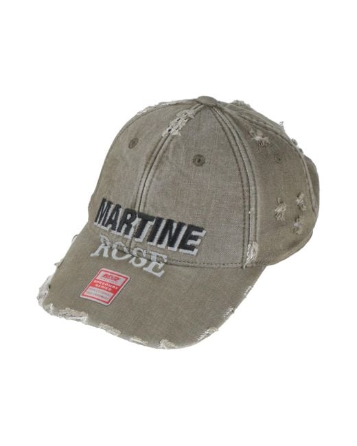 Martine Rose Gray Hat for men
