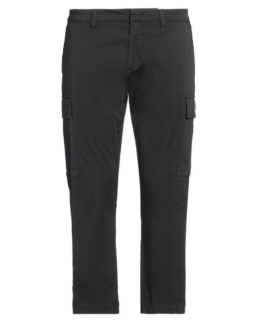 Iceberg Gray Pants Cotton, Elastane for men