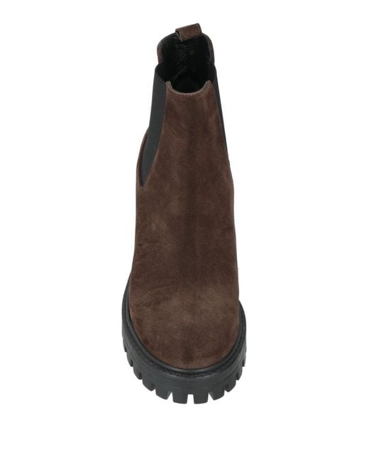 Pollini Brown Ankle Boots