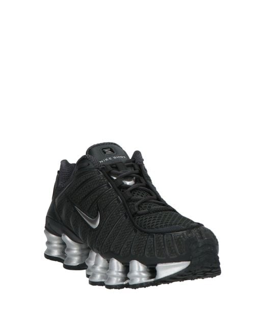 Nike Black Sneakers Textile Fibers