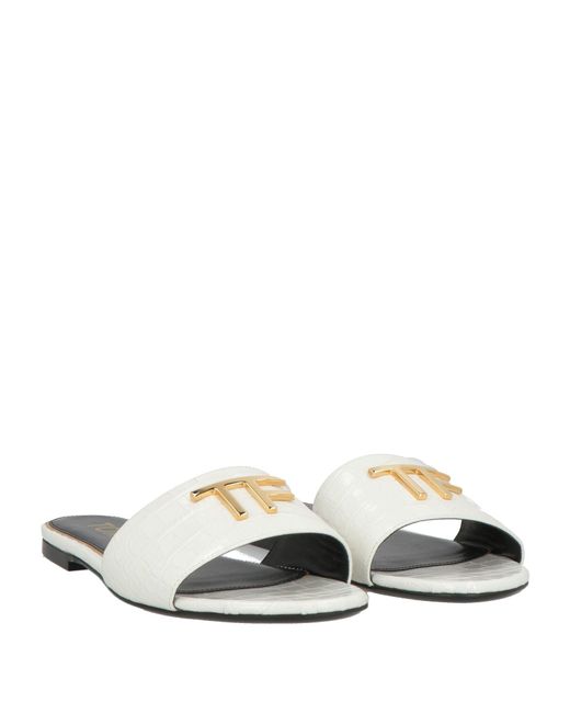 Tom Ford White Sandals