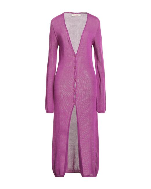 Jucca Women's Purple Cardigan Cotton