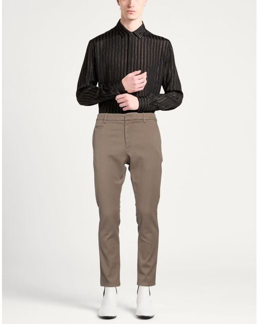 Dondup Gray Trouser for men