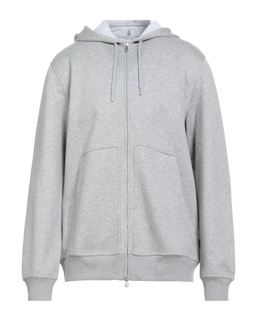 Brunello Cucinelli Sweatshirt in Gray für Herren