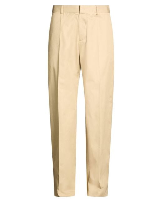 DSquared² Natural Camel Pants Virgin Wool for men
