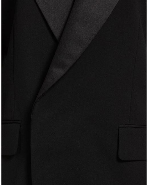 Petar Petrov Black Blazer Virgin Wool, Elastane