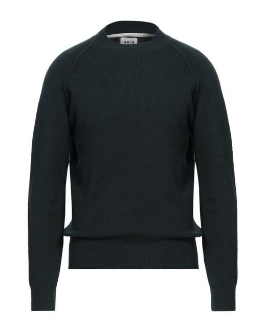 Berna Blue Sweater Cotton, Acrylic, Polyester, Elastane for men