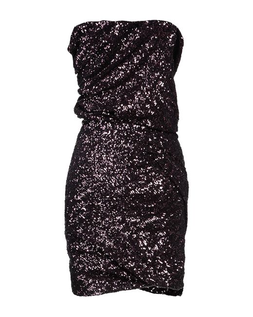The Attico Black Midi-Kleid