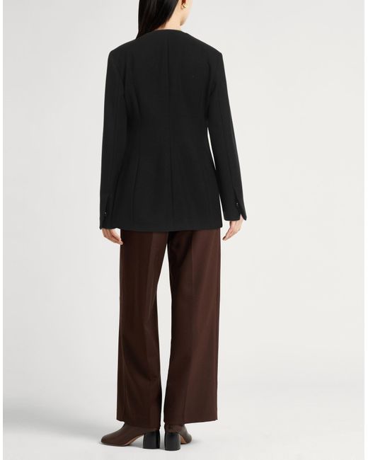 Totême  Black Jacket Wool, Recycled Polyester