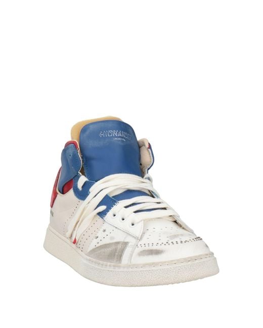 HIDNANDER Blue Sneakers Leather for men