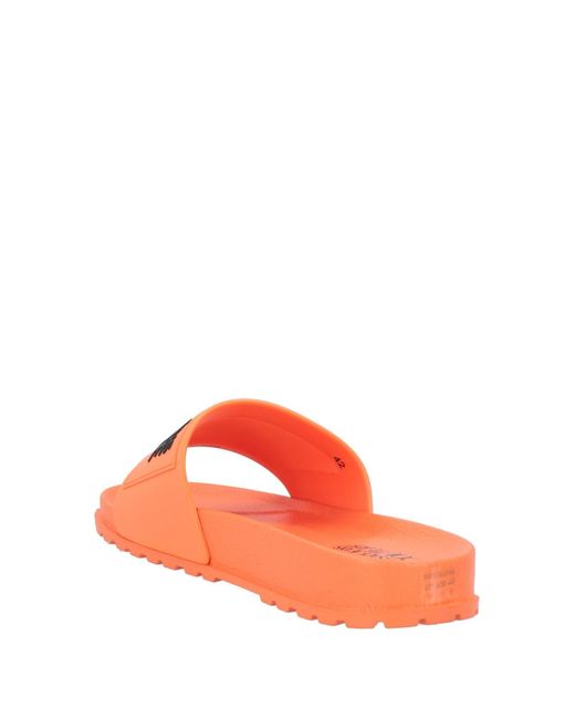 Versace Orange Sandals for men