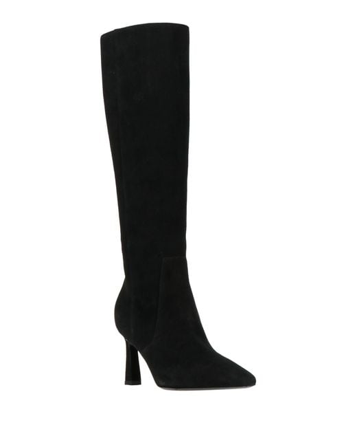 Pollini Black Boot Leather