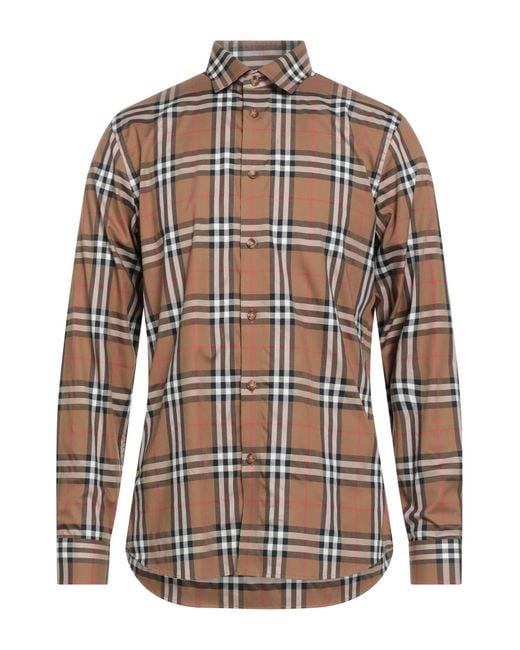 Burberry White Shirt Cotton, Elastane for men