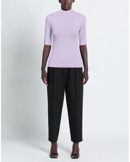 Sportmax Purple Turtleneck