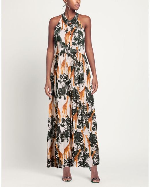 CONNOR & BLAKE White Dark Maxi Dress Cotton