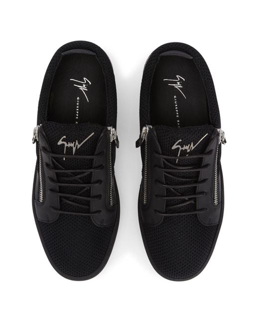Giuseppe Zanotti Frankie Sneakers mit Logo in Black für Herren