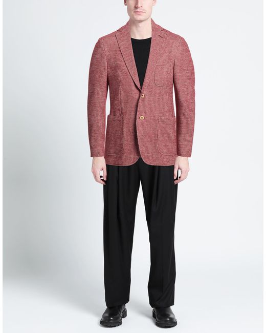 Montedoro Pink Suit Jacket for men