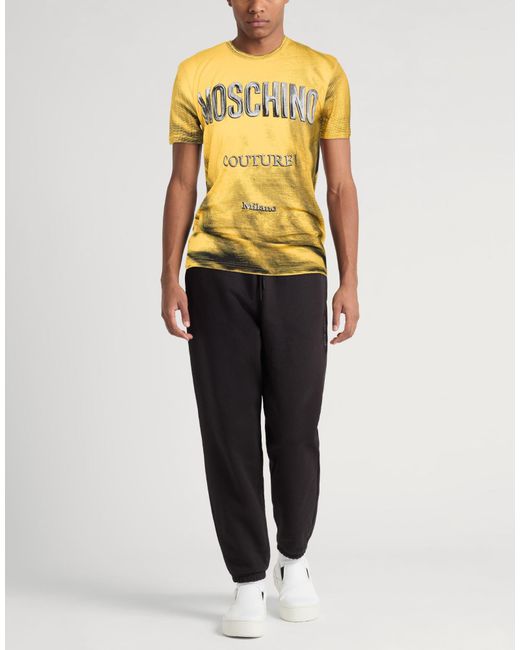 Moschino Yellow T-Shirts for men