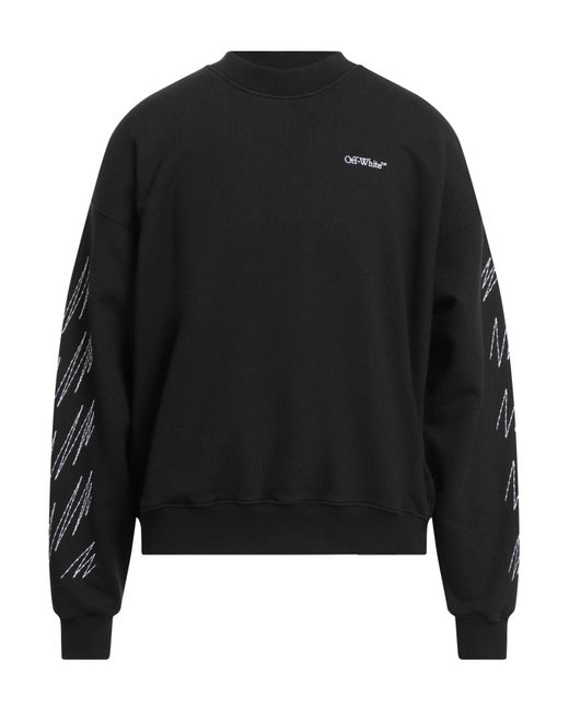 Felpa di Off-White c/o Virgil Abloh in Black da Uomo