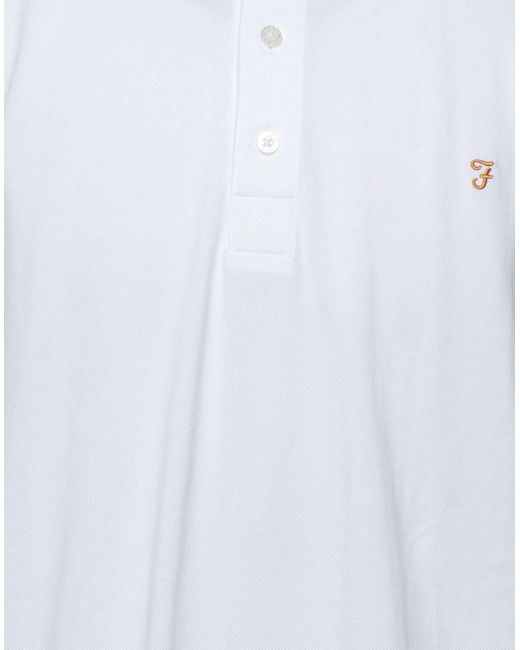 Farah Polo Shirt in White for Men | Lyst